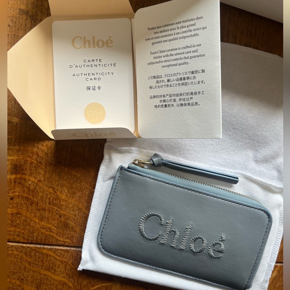 Chloe storm blue wallet - Picture 7 of 7